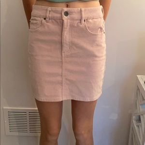 Garage pink corduroy, skirt